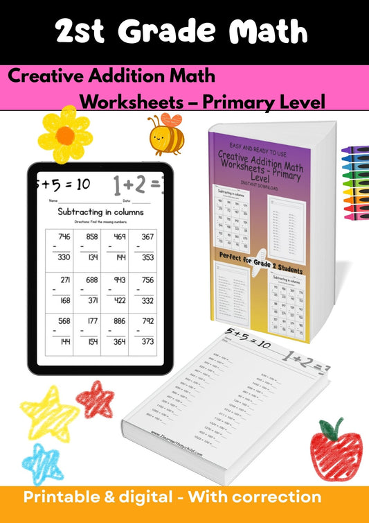 Grade 2 – Math Worksheets Super Pack
