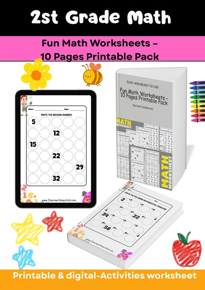 Grade 2 – Math Worksheets Super Pack
