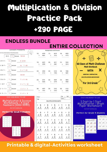Multiplication & Division Practice Pack