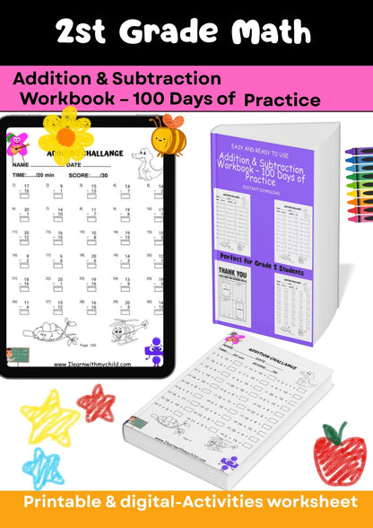 Grade 2 – Math Worksheets Super Pack