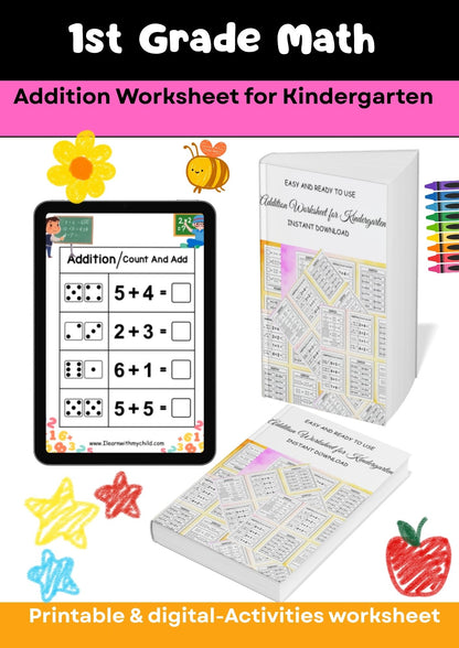 Grade 1 – Math Worksheets Mega Bundle
