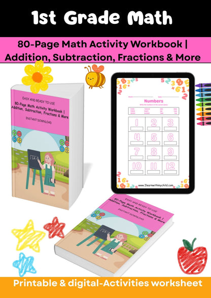 Grade 1 – Math Worksheets Mega Bundle