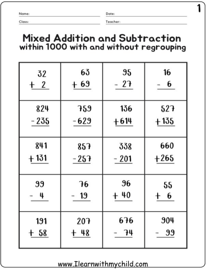 Addition & Subtraction Mega Pack